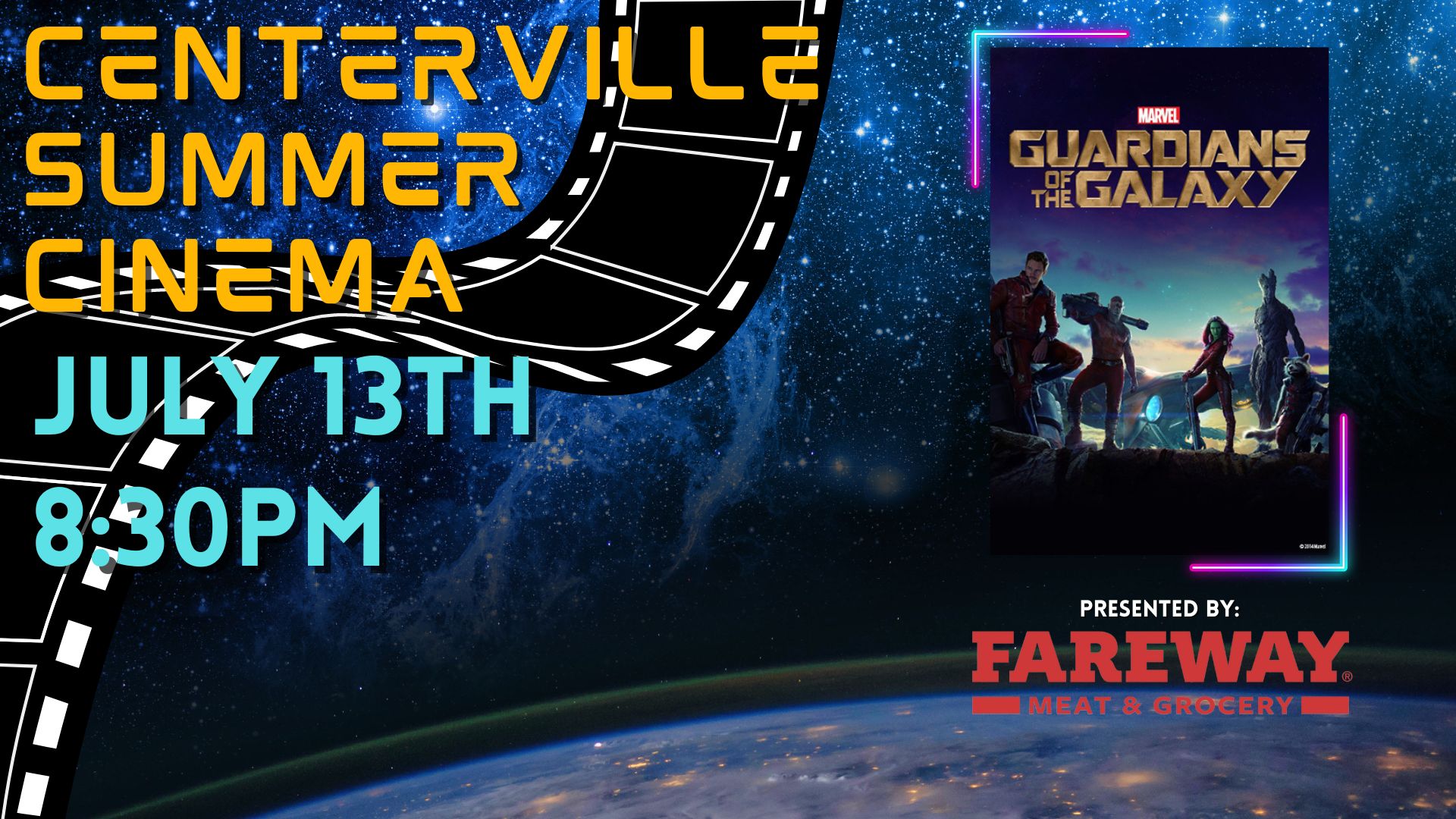 guardians of the galaxy summer cinema promotional image