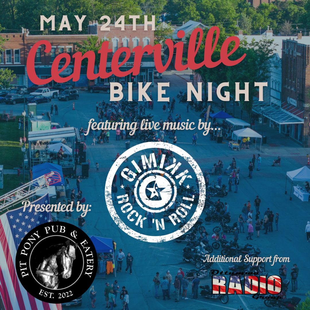 Centerville Bike Night May 24 Band Reveal Gimmick