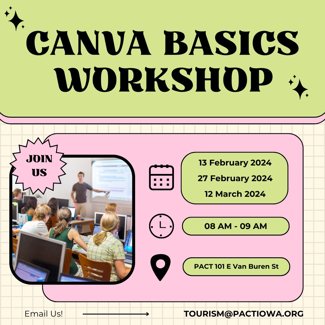 Canva Workshop Feb 13 Feb 27 Mar 12