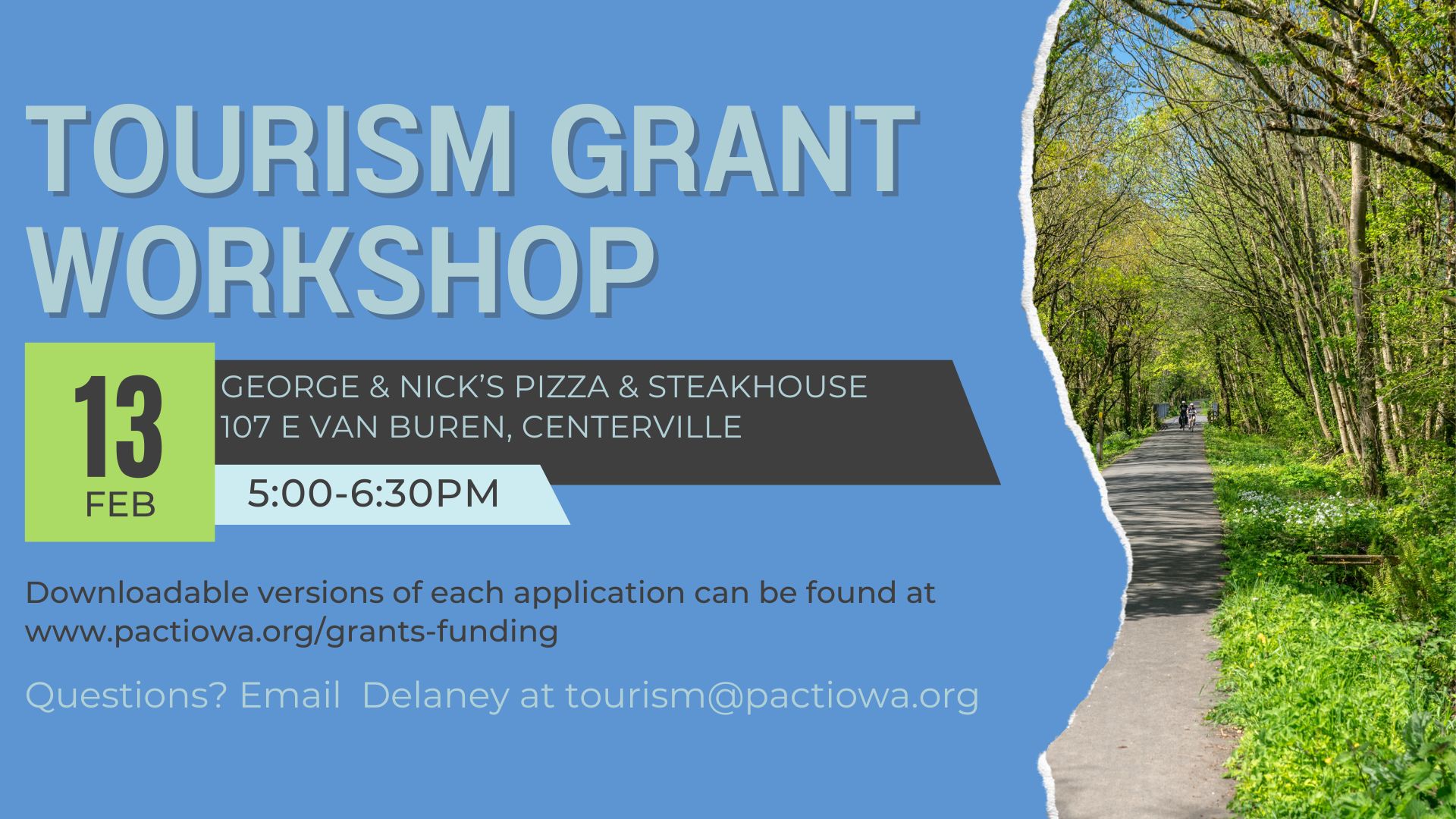 Appanoose County Tourism Grant Workshop #2
