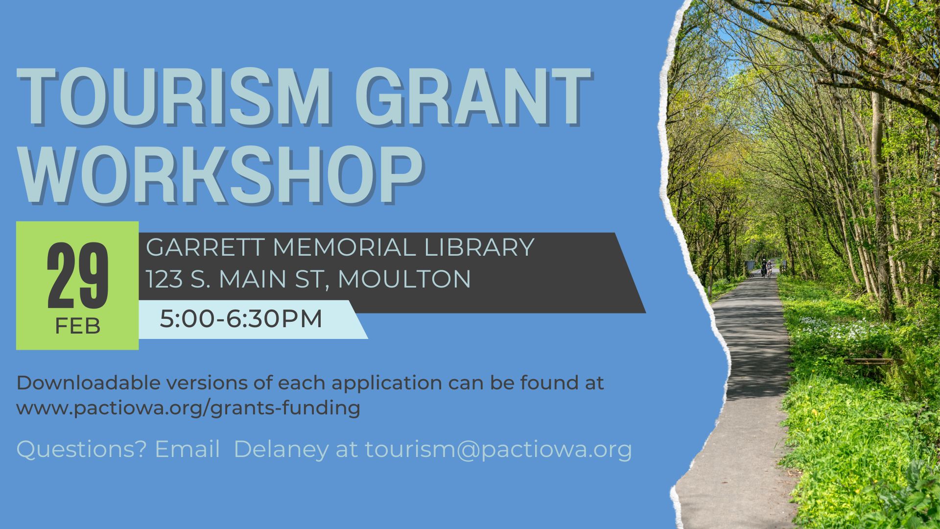 Appanoose County Tourism Grant Workshop #4