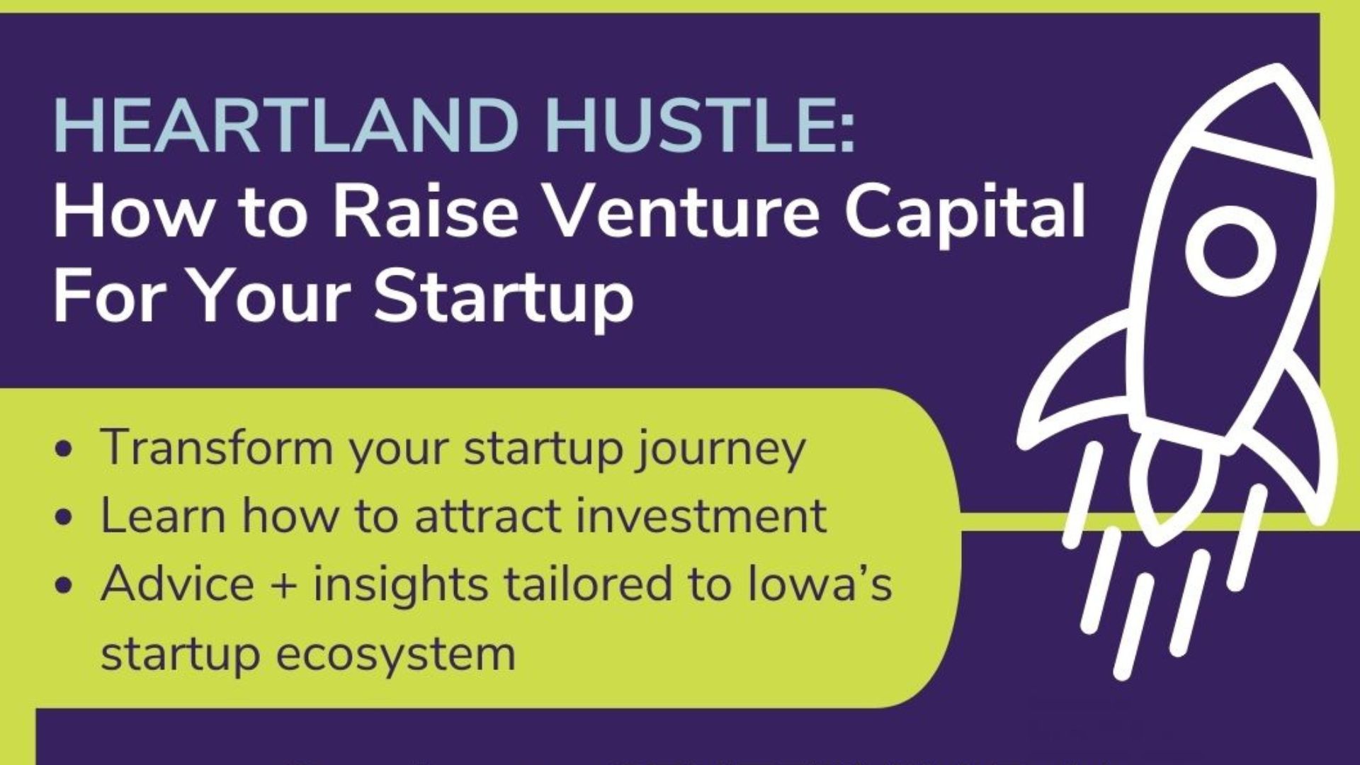 How to Raise Venture Capital Workshop April 16th